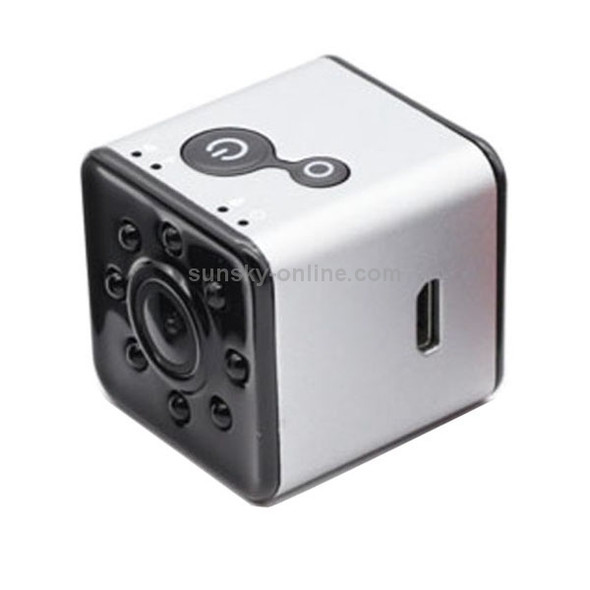 SQ13 Ultra-Mini DV Pocket WiFi 1080P 30fps Digital Video Recorder Camera Camcorder with 30m Waterproof Case, Support IR Night Vision (Silver)