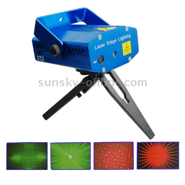 Mini Laser Stage Light, Dynamic Liquid Sky, Animated Moving Starts, Cloud Formation (Blue)