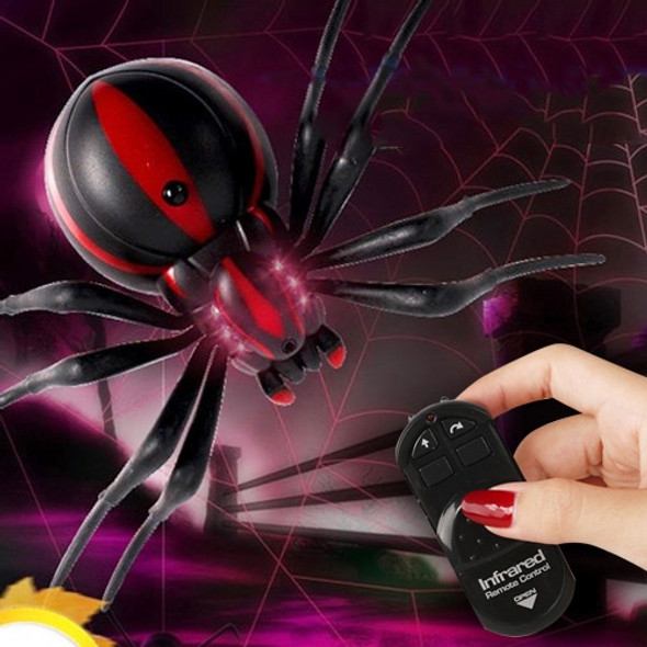 Tricky Funny Toy Infrared Remote Control Scary Creepy Spider, Size: 16*10cm