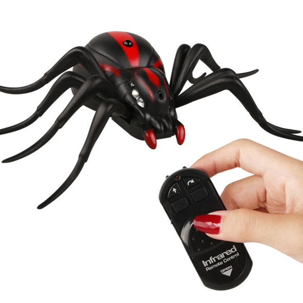 Tricky Funny Toy Infrared Remote Control Scary Creepy Spider, Size: 16*10cm