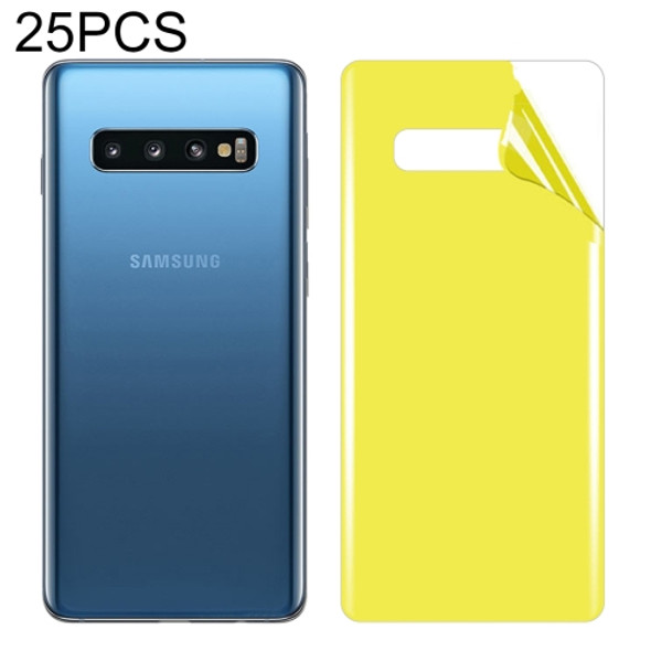 25 PCS For Galaxy S10 Soft TPU Full Coverage Back Screen Protector