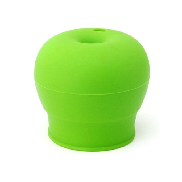 Straw Cup Lid Silicone Leakproof Cup Lid for Children(Green)