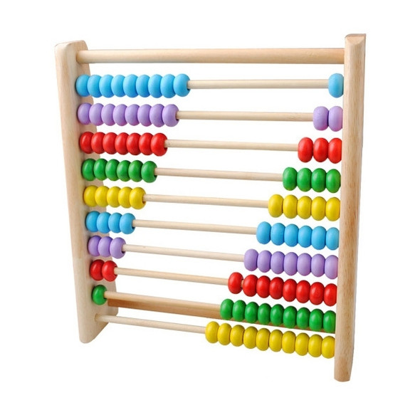 Wooden Kids Math Toys Wooden Abacus Teaching Learning Educational Preschool Training