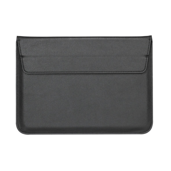 Universal Envelope Style PU Leather Case with Holder for Ultrathin Notebook Tablet PC 11.6 inch, Size: 32.5x21.5x1cm(Black)