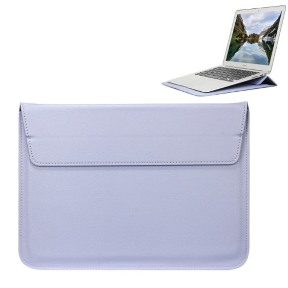 Universal Envelope Style PU Leather Case with Holder for Ultrathin Notebook Tablet PC 11.6 inch, Size: 32.5x21.5x1cm (Blue Purple)