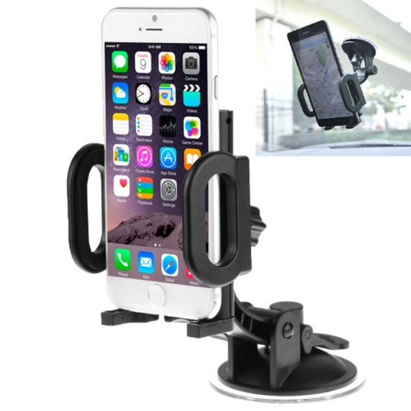 Universal Car Windshield Suction Mount Bracket Holder, For iPhone, Galaxy, Sony, Lenovo, HTC, Huawei, and other Smartphones of Width: 4-12cm