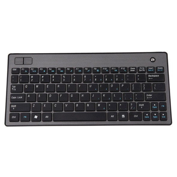 MC Saite Combo7126 Bluetooth 85 Keys Keyboard with Trackball for Windows / iOS / Android(Black)