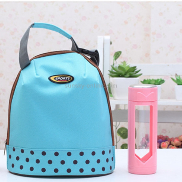 Portable Handle Thicken Insulated Luncheon Bag, Size: 26*23cm(Blue)