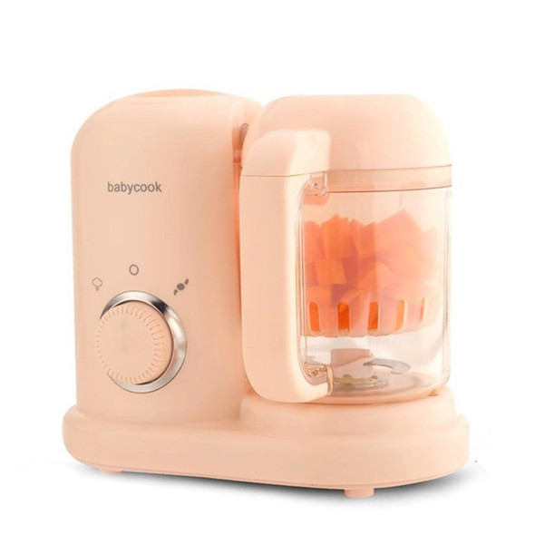 Multifunction Baby Food Cooking Maker Steamer Mixing Grinder Food Supplementary Machine(Pink)