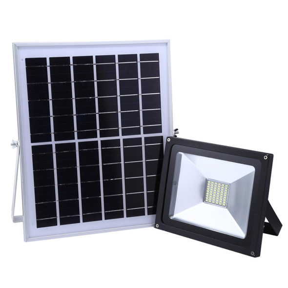 TGD 30W IP65 Waterproof Solar Flood Light, 54 LEDs Smart Light with Solar Panel & Remote Control