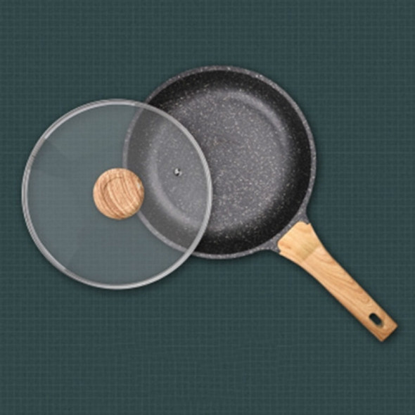 Maifanshi Breakfast Omelette Non-stick Pan is Suitable for Gas Cooker Induction Cooker, Size:30cm(With Cover)