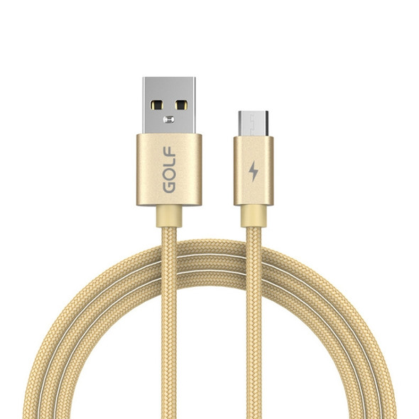 GOLF GC-76M 5A Micro USB Alloy Fast Charging Cable, Length: 1m
