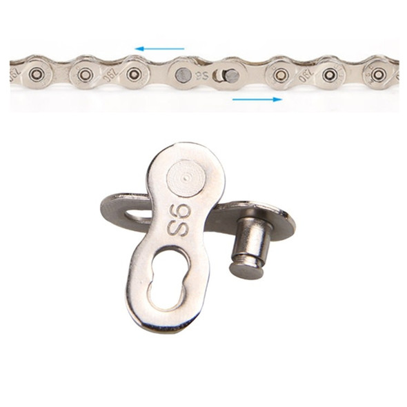 3 Pairs Bicycle Chain Magic Buckle Chain Joint, Model:9 Speed