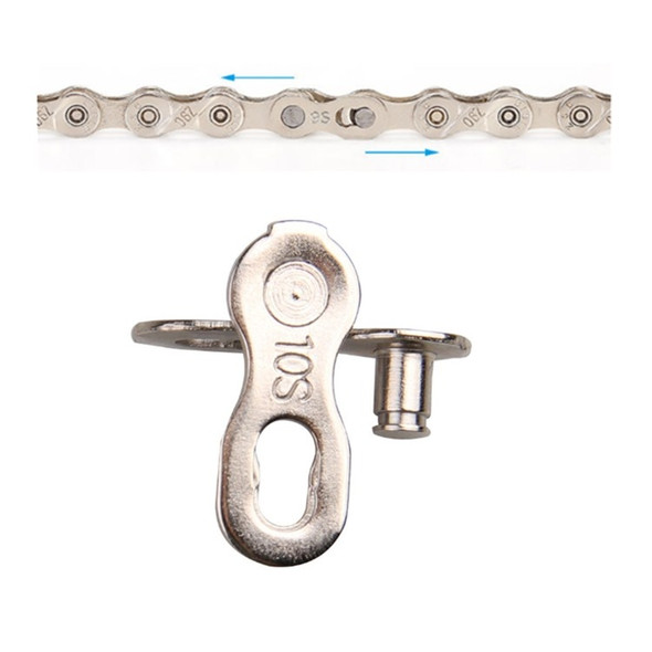 3 Pairs Bicycle Chain Magic Buckle Chain Joint, Model:10 Speed