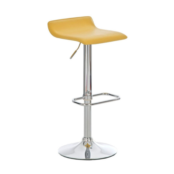 Simple Chair Lift Bar Chair Business Hall High Bar Chair(Yellow)