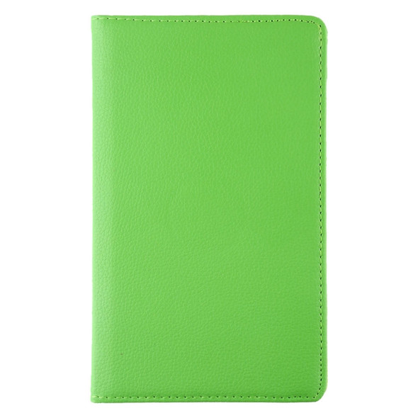 Litchi Texture Rotating ClassicBusiness Horizontal Flip Leather Case for Galaxy Tab A 8.0 T290 / T295 (2019), with Holder (Green)