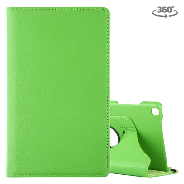 Litchi Texture Rotating ClassicBusiness Horizontal Flip Leather Case for Galaxy Tab A 8.0 T290 / T295 (2019), with Holder (Green)