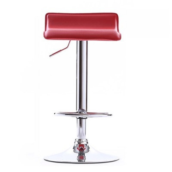 Simple Chair Lift Bar Chair Business Hall High Bar Chair(Red)