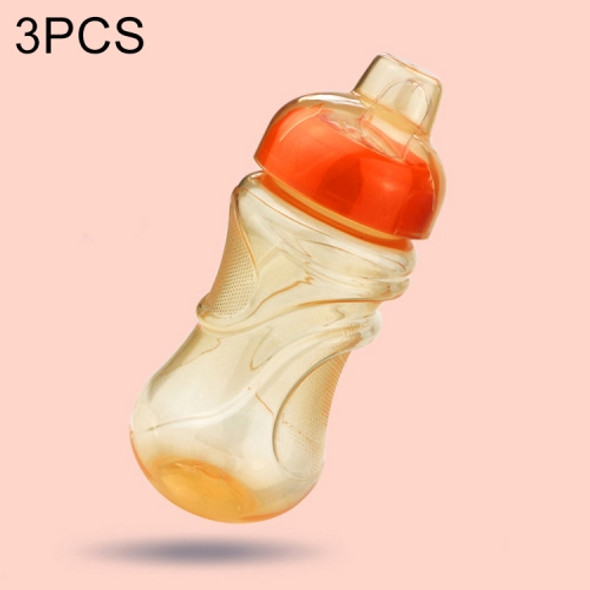 3 PCS Portable Baby Cup PP Baby Duckbill Cup(Yellow)