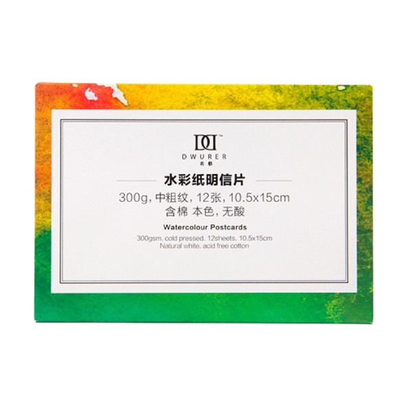 Creative Round Watercolor Paper Pad Aquarelle Water-soluble Book Painting Paper Square Postcards