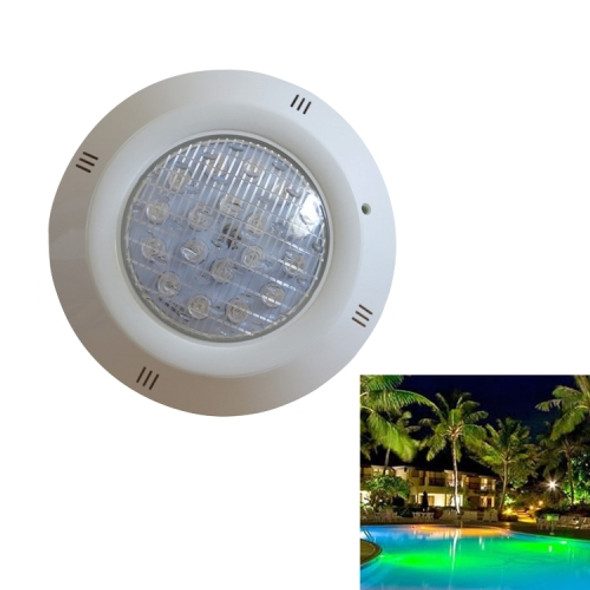 Swimming Pool ABS Wall Lamp LED Underwater Light, Power:15W(Green)