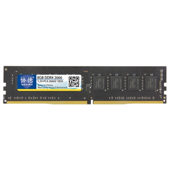XIEDE X055 DDR4 2666MHz 8GB General Full Compatibility Memory RAM Module for Desktop PC