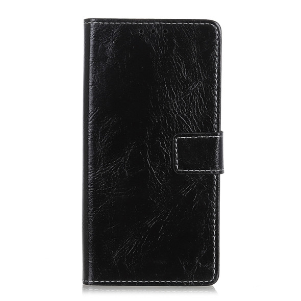 Retro Crazy Horse Texture Horizontal Flip Leather Case for iPhone 11 Pro, with Holder & Card Slots & Photo Frame & Wallet (Black)