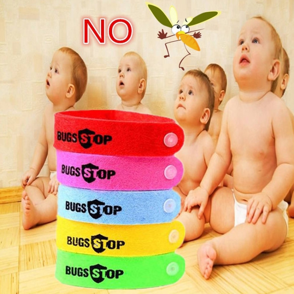 5 PCS Outdoor Mosquito Repellent Bracelet for Children and Adults, Random Color Delivery