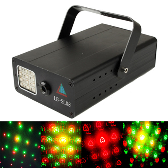 LB-SL08 Multifunction Disco DJ Club Stage Light, Twinkling Star 3-color, with Sound Active Function