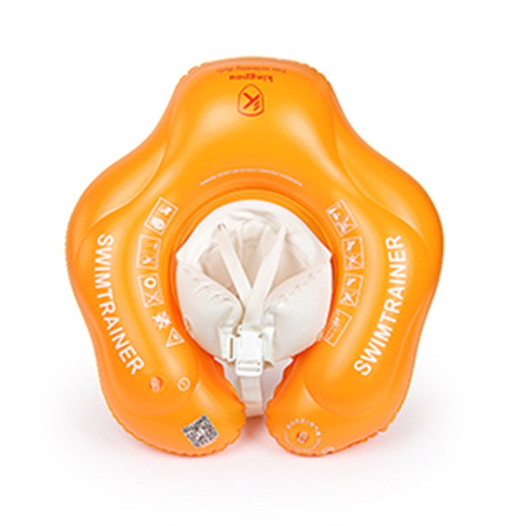 kingpou 0.3mm PVC Wear-resistant Inflatable Baby Swimming Ring(Orange M)