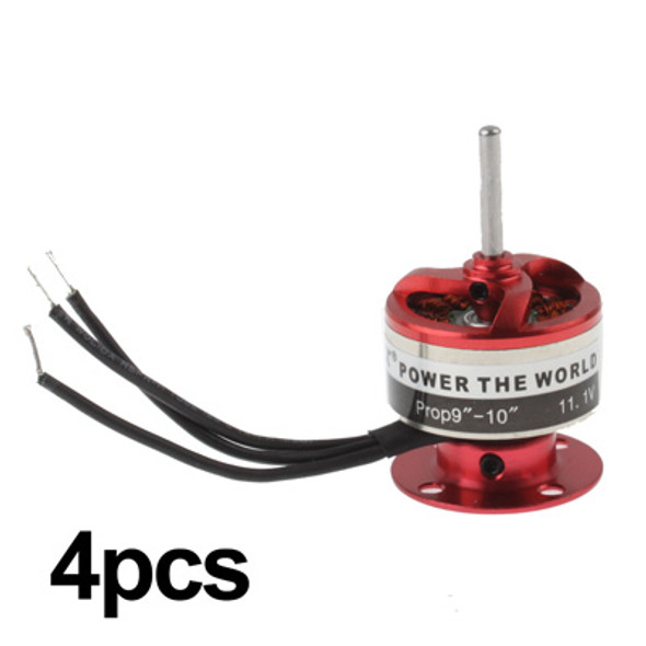 EMAX 4 x CF2822 2822 Outrunner Brushless Motor, 1300KV / 3mm / 3S, Airplane Aircraft