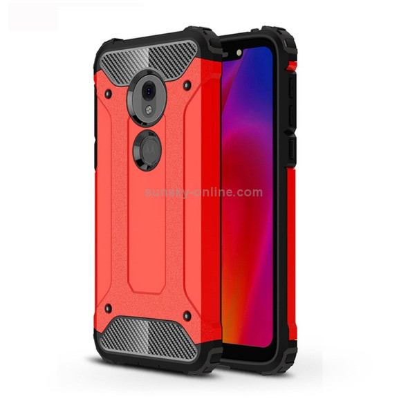 Magic Armor TPU + PC Combination Case for Motorola Moto G7 Play (Red)