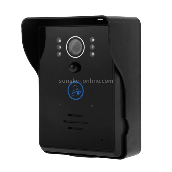 TS-IWP708 WiFi Digital Wireless Video Door Phone with US Plug Receiver, Support Night Vision / Remote Calling / Unlock / Intercom