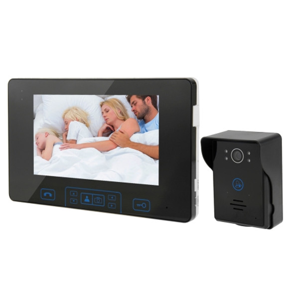 TS-WP708 7.0 inch TFT 2.4GHz Digital Wireless Video Door Phone, Support Night Vision / Monitor / Unlock / Photo