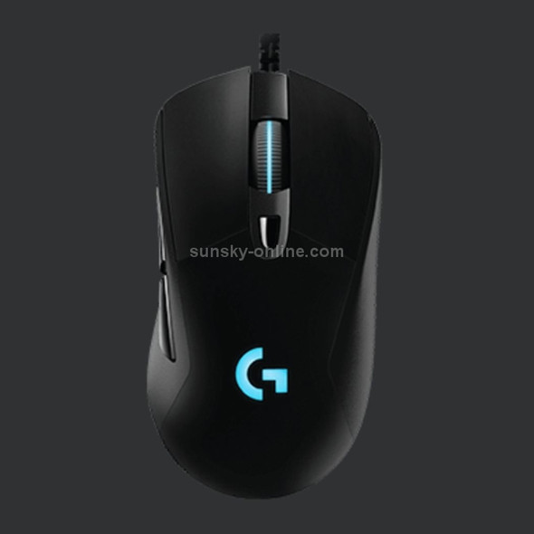 Logitech G403 6-keys 12000DPI Five-speed Adjustable Wired Optical Gaming Mouse with Counterweight, Length: 2m (Black)