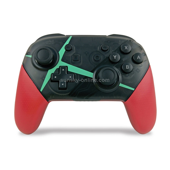 Wireless Game Pro Controller With Screenshot Vibration Function for N-Switch(Red)