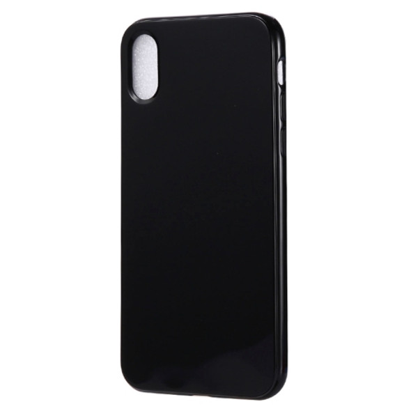 Candy Color TPU Case for iPhone X / XS(Black)