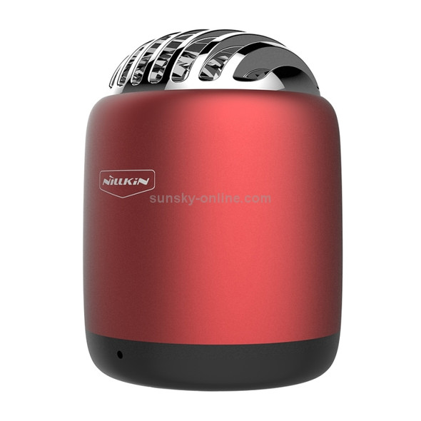 NILLKIN Bullet Mini Stereo Wireless Bluetooth Speaker, Support Hands-free & Remote Photography (Red)