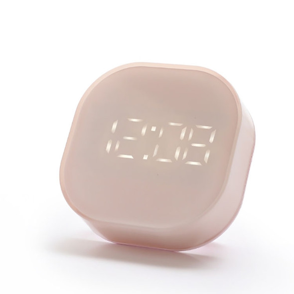 Square Timer Alarm Dual Alarm Set Electronic Clock Kitchen Timer, Size:82.6x82.6x25.6mm(Pink)