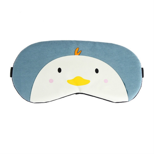 Cartoon Animal Cute Sleep Eye Mask Eyeshade Cover Massage Relax Eye Mask(Dark Blue Chick)