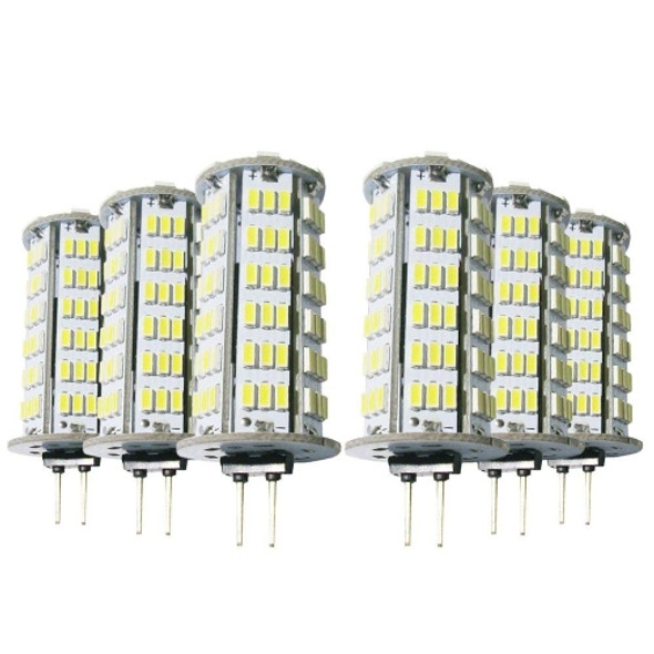 6 PCS G4 126LEDs 3014SMD 5W LED Corn Light, AC 12V / DC 12-24V