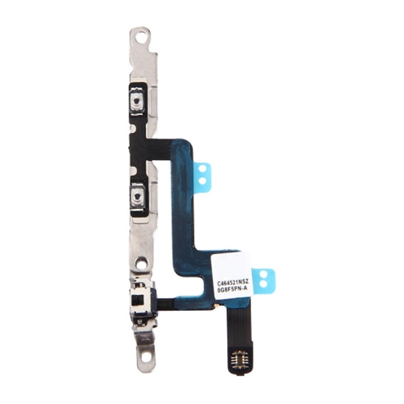 Volume Button & Mute Switch Flex Cable with Brackets for iPhone 6