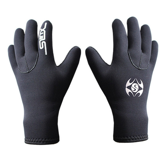 SLINX 1127 3mm Neoprene Non-slip Wear-resistant Warm Diving Gloves, Size: S