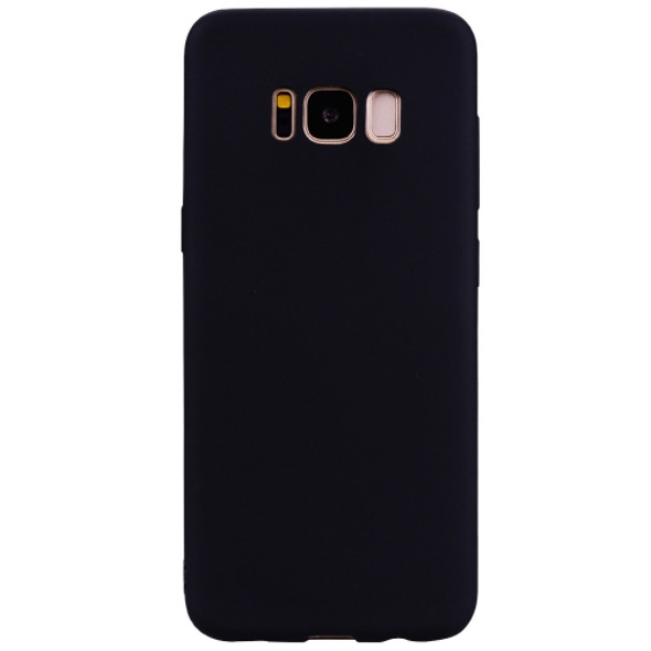 For Galaxy S8 Candy Color TPU Case(Black)