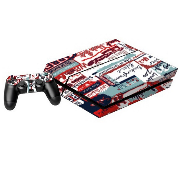 Signature Pattern Decal Stickers for PS4 Game Console