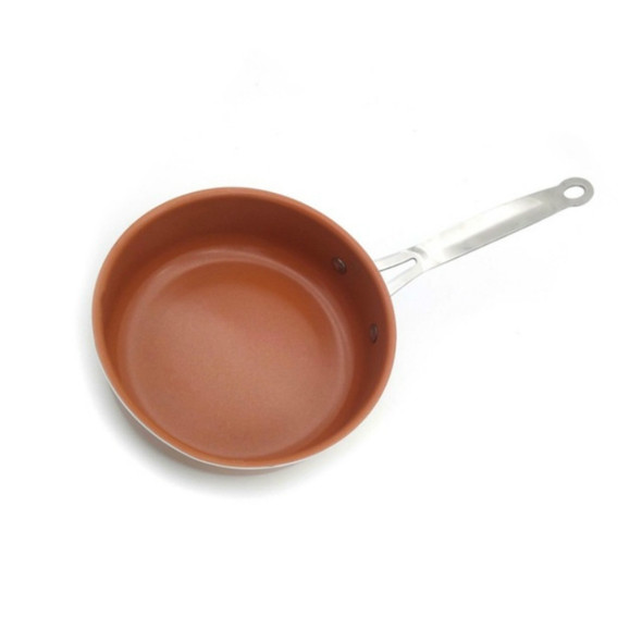 Non-stick Copper Ceramic Coating Cooking Pot, Style:Without Cover