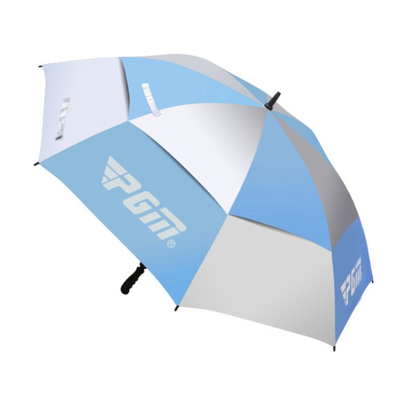 PGM Golf Fiberglass Straight Anti-typhoon Umbrella(Color:Blue Size:Manual)