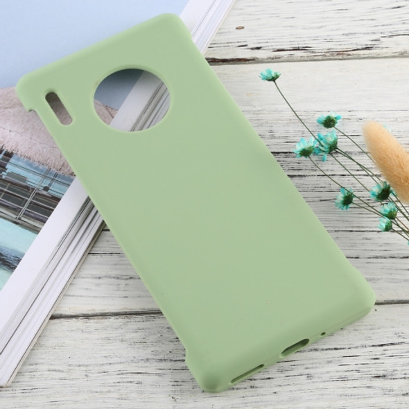 For Huawei Mate 30 Pro Solid Color Silicone + PC Shockproof Protective Case(Green)