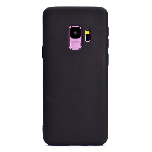 For Galaxy S9 Candy Color TPU Case(Black)