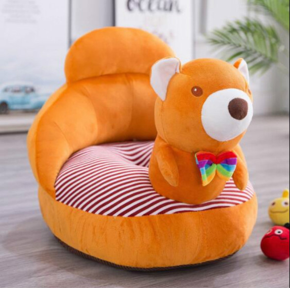 Creative Backrest Lunch Break Cartoon Children Chair Sofa Plush Toys, Size:55cm(Bear)